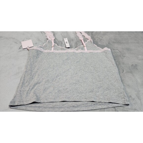 NWT VS PINK x LOVESHACKFANCY XXL Heather Gray Cami Top - Picture 2 of 7